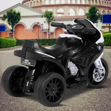 Load image into Gallery viewer, 6V Kids 3 Wheels Riding BMW Licensed Electric Motorcycle-Black