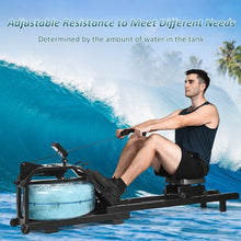 Load image into Gallery viewer, Adjustable Resistance Health Fitness Water Rowing Machine
