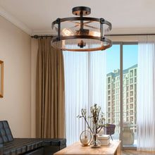 Load image into Gallery viewer, 3-Light Living Room Retro Flush Mount Ceiling Light