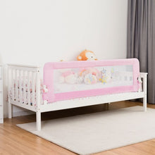 Load image into Gallery viewer, 69" Breathable Baby Toddlers Bed Rail Guard Safety Swing Down-Pink