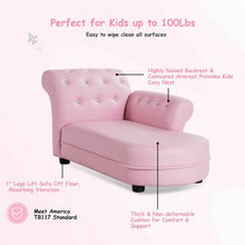 Load image into Gallery viewer, Armrest Relax Chaise Lounge Kids Sofa