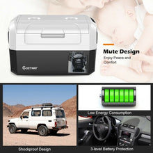 Load image into Gallery viewer, 37 Quart Portable Electric Compressor Camping Car Cooler