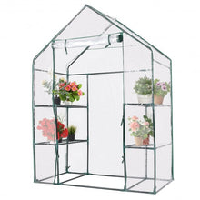 Load image into Gallery viewer, Portable Outdoor 4 Shelves Greenhouse