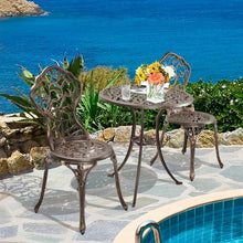 Load image into Gallery viewer, 3 Pcs Cast Aluminum Bistro Set