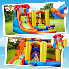 Load image into Gallery viewer, Inflatable Bounce House Water Slide with Climbing Wall