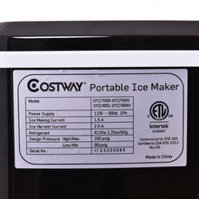Load image into Gallery viewer, Mini Portable Compact Electric Ice Maker Machine-Silver