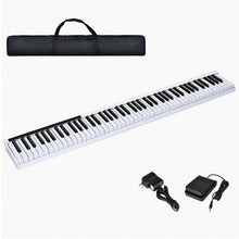 Load image into Gallery viewer, 88-Key Portable Electronic Piano with Handbag-White