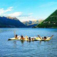 Load image into Gallery viewer, 9' x 6' 3 Layer Floating Water Pad Foam Mat -Yellow