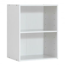 Load image into Gallery viewer, 2 Tier Open Night Stand End Table Sofa Side Storage Furniture-White