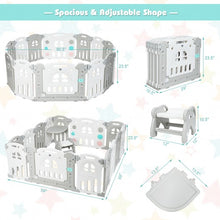 Load image into Gallery viewer, 14-Panel Foldable Baby Activity Centre Playpen