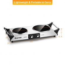 Load image into Gallery viewer, Ceramic Infrared Countertop Stove w/Temperature Control & Insulated Cool Handles