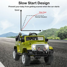 Load image into Gallery viewer, 12 V Kids Ride on Truck with MP3 + LED Lights-Green