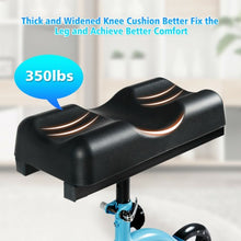 Load image into Gallery viewer, Medical Steerable Knee Walker with Dual Braking System-Blue