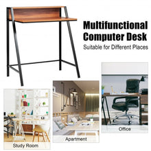 Load image into Gallery viewer, 2 Tier Computer Desk PC Laptop Table Study Writing Home Office Workstation-WAL