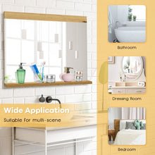 Load image into Gallery viewer, Wall Mirror with Storage Shelf Made in Italy