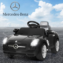 Load image into Gallery viewer, New Red Mercedes Benz sls r/c Mp3 Kids Ride on Car Electric Battery Toy-black