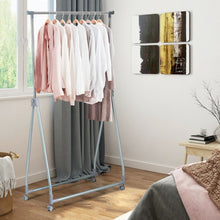 Load image into Gallery viewer, Extendable Foldable Heavy Duty Clothing Rack with Hanging Rod