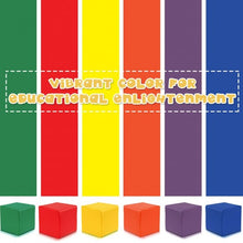 Load image into Gallery viewer, 12-Piece 5.5" Soft Colorful Foam Building Blocks