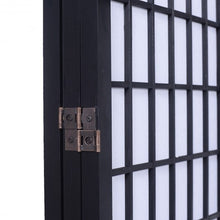Load image into Gallery viewer, 3 Panel Wood Folding Privacy Room Divider-Black