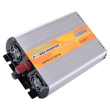Load image into Gallery viewer, 1500W 12V DC TO 110V AC Automotive Power Inverter