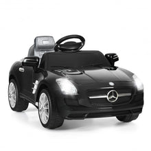 Load image into Gallery viewer, New Red Mercedes Benz sls r/c Mp3 Kids Ride on Car Electric Battery Toy-black
