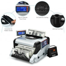 Load image into Gallery viewer, Money Counter 3 Displays Cash Counting Machine with Counterfeit Detection
