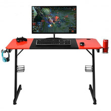 Load image into Gallery viewer, Computer Gaming Desk with Large Carbon Fiber Surface