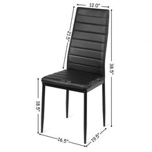Load image into Gallery viewer, Set of 2 or 6 High Back Dining Chairs-Set of 6