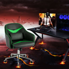 Load image into Gallery viewer, Office Chair Adjustable Height with Massage Lumbar Support-Green