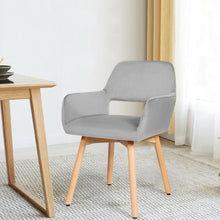 Load image into Gallery viewer, Set of 2 Modern Accent Armchairs-Gray