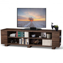 Load image into Gallery viewer, 59" Console Storage Entertainment Media Wood TV Stand-Walnut