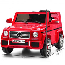 Load image into Gallery viewer, Mercedes Benz G65 Licensed Remote Control Kids Riding Car-Red