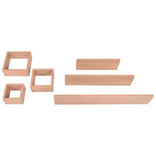 Load image into Gallery viewer, Set of 6 Home Display Floating Wall Mounted Shelves-Natural