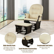 Load image into Gallery viewer, Baby Nursery Relax Rocker Rocking Chair Set-Beige