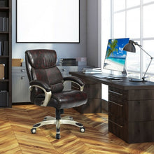 Load image into Gallery viewer, Adjustable Executive Office Recliner Chair with High Back and Lumbar Support-Brown