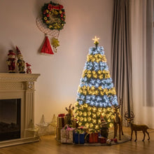 Load image into Gallery viewer, 5' / 6' Pre-Lit Fiber Double-Color Lights Optic Christmas Tree-6'