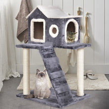 Load image into Gallery viewer, 36" Tower Condo Scratching Posts Ladder Cat Tree