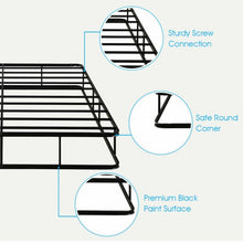 Load image into Gallery viewer, 9 Inch Platform Low Profile Bed Frame Steel Slat Mattress Foundation