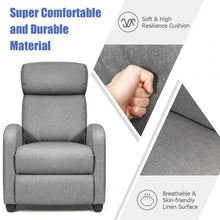 Load image into Gallery viewer, PU Leather Massage Recliner Chair with Footrest-Gray