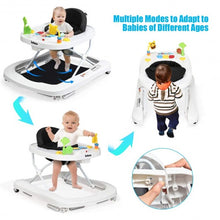 Load image into Gallery viewer, 3 in 1 Foldable Baby Walker-Black