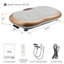 Load image into Gallery viewer, Vibration Plate Exercise Machine with 3 Gears Vibration Frequency