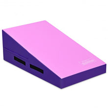 Load image into Gallery viewer, Incline Gymnastics Mat Wedge Ramp Gym Tumbling Exercise Mat-Pink & Purple