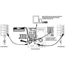 Load image into Gallery viewer, 12 Inch 3000 Watt DJ Powered PA Speaker System Combo Set