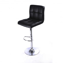 Load image into Gallery viewer, Black Swivel Bar Stool