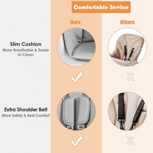 Load image into Gallery viewer, 3-in-1 Convertible Wooden Baby High Chair-Gray