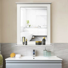 Load image into Gallery viewer, Bathroom Wall Mirror with Shelf Vanity Makeup Mirror