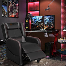 Load image into Gallery viewer, Home Massage Gaming Recliner Chair-Gray