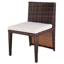 Load image into Gallery viewer, 3 pcs Cushioned Outdoor Wicker Patio Set
