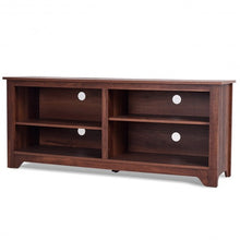 Load image into Gallery viewer, 58" Entertainment Media Center Wood Storage TV Stand