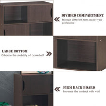 Load image into Gallery viewer, 3-cube Bookcase Cabinet with Humanized Grooved Handles